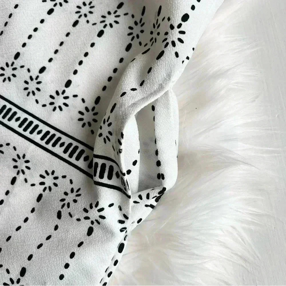 Lulu’s Graphic Price Black & White Shift Dress with Pockets - Picture 10 of 11